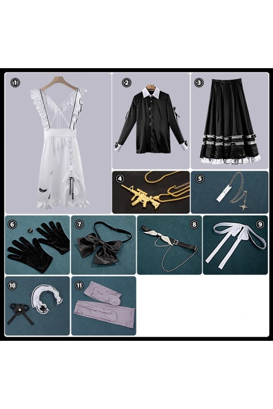 2XXT Cosplay Vtuber Virtual YouTuber Kanae Maid Outfit Cosplay Costume